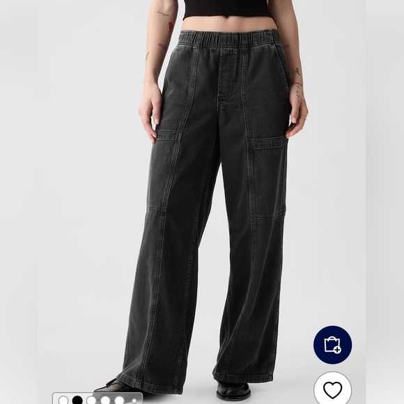 Gap wide leg utility easy jean - Picture 3 of 6